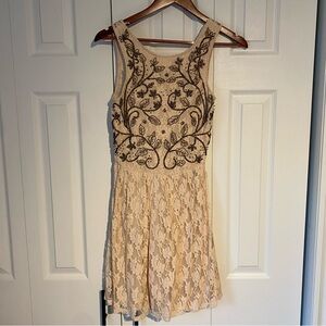 Zara lace mini dress